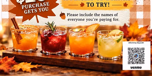 Fall Drink Special Night 