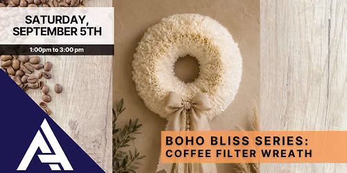 Boho Bliss Series: Coffee Filter Wreath