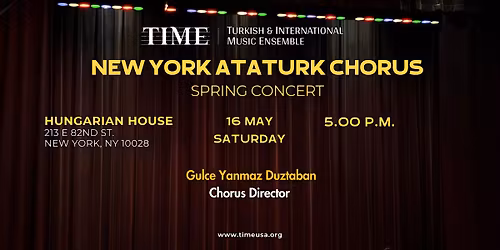 New York Atat\u00fcrk Chorus Spring Concert
