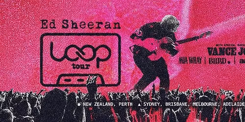 Ed Sheeran at Marvel Stadium, Melbourne (Lic. All Ages)