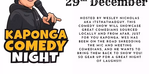 Kaponga Comedy Night