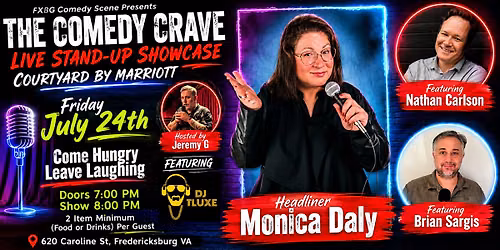 Comedy Crave Live | Stand-Up Comedy at Courtyard by Marriott Fredericksburg