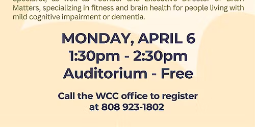 Brain Matters- Caring for Your Brain at Every Age