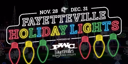 Fayetteville Holiday Lights!