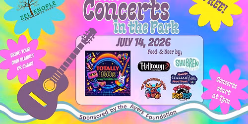 Concert at the Park ~ Totally 80's