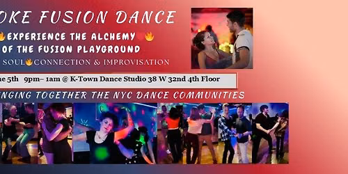 Evoke Fusion Friday June 5th   | NYC Fusion Dance