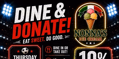 Dine & Donate @ Nonna\u2019s Ice Cream