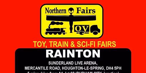 RAINTON Toy, Train & Sci-Fi Fair on Sunday 29th March 2026
