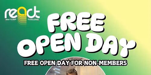 React Free Open Day