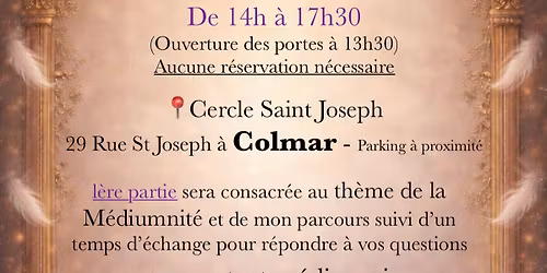 Conf\u00e9rence et contact m\u00e9diumnique sur photo