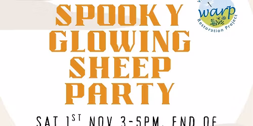Washpool Halloween Spooky Glowing Sheep Party