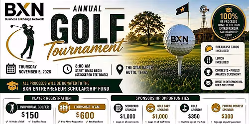 BXN 2026 Annual Golf Classic