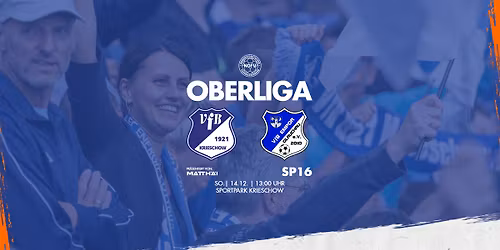 16. Spieltag Oberliga S\u00fcd - VfB 1921 Krieschow vs. Empor Glauchau