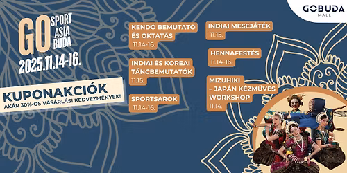 Novemberi Kuponnapok \u2013 GO SPORT, GO ASIA, GOBUDA!