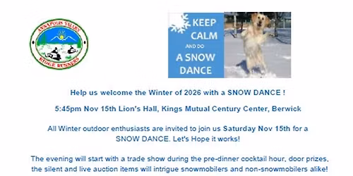 Annapolis Valley Ridge Runners Snowmobile Club Snow Dance