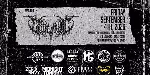 KRONIKNOISE PRESENTS: THE RUTHLESS AGGRESSION TOUR IN BRANTFORD