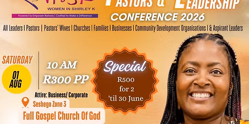 WiSK Pastors and Leadership Conference