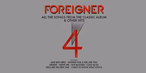 Parking Feels Like the First Time - Foreigner Tribute