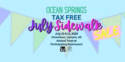July Tax Free Sidewalk Sale