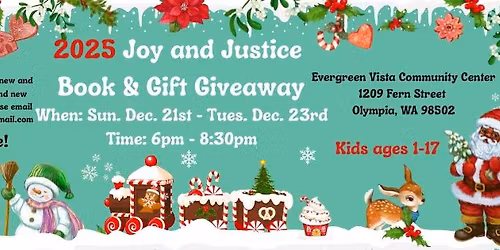 6th Annual Joy and Justice Book and Gift Giveaway