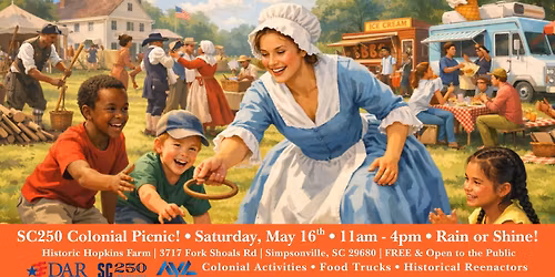 SC250 Colonial Picnic at Historic Hopkins Farm 