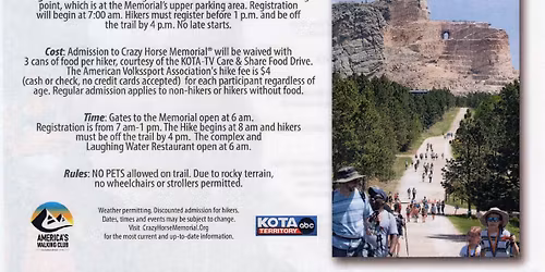 Spring Crazy Horse Volksmarch
