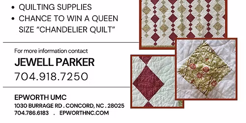 United Women in Faith Quilt Show & Fabric Sale