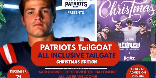 PATRIOTS TailGOAT - Christmas Edition