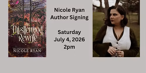 Nicole Ryan Author Signing