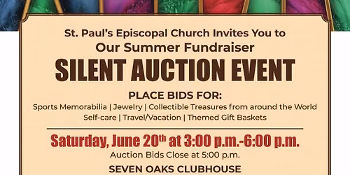 Silent Auction Summer Fundraiser Event