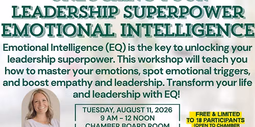 Emotional Intelligence Workshop: Unlocking Your Leadership Superpower