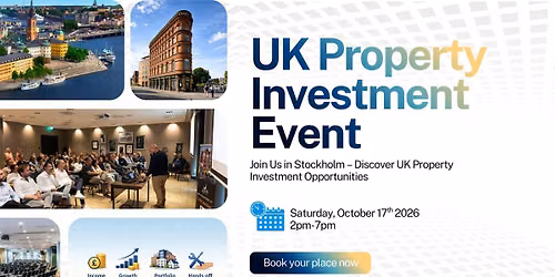 Invest in UK Property Seminar \u2013 Meet the Team in Stockholm
