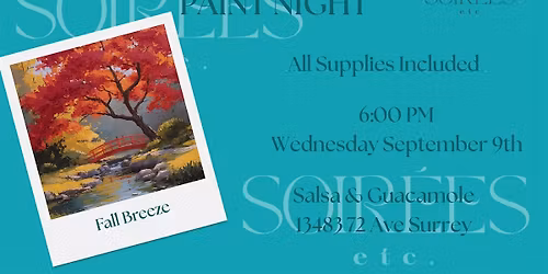 Fall Breeze Paint Night at Salsa & Guacamole