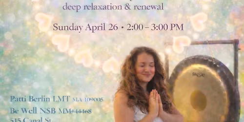 Reiki Infused Meditation & Gong Bath 