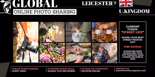 \ud83d\udcf8 Make friends & Photowalk Meetup (\u00a32) - Registration is mandatory)