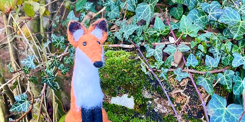 Needle Felted Sitting Fox Workshop - Mrs I Crafts 
