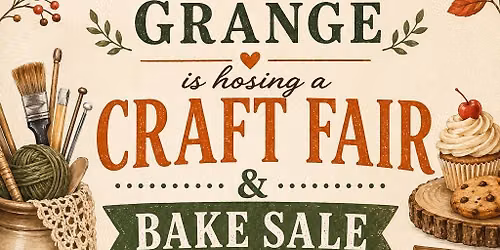 Craft Fair, Bake sale and Vendor sale