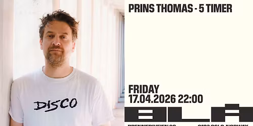 Prins Thomas - 5 timer \/BL\u00c5
