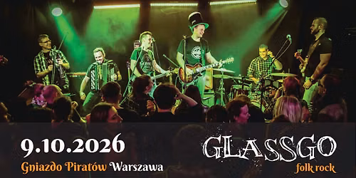 Glassgo - koncert folk rockowy - Gniazdo Pirat\u00f3w, Warszawa
