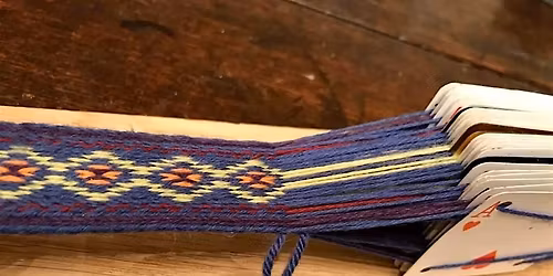 Historic Tablet-Weaving - full day Adult beginner workshop  10am-4pm