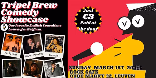 Tripel Brew English Comedy March Showcase