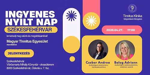 \u2728INGYENES Ny\u00edlt Nap - SZ\u00c9KESFEH\u00c9RV\u00c1R - Tinnitus Klinika
