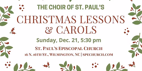 Christmas Lessons & Carols