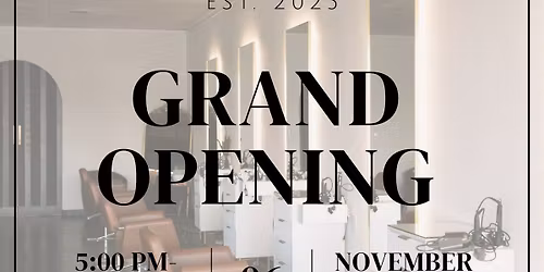 Grand Opening!\ud83c\udf89\ud83c\udf7e