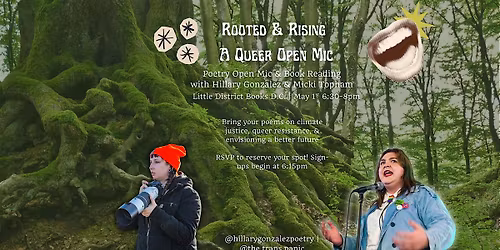 Rooted & Rising - A Queer Open Mic