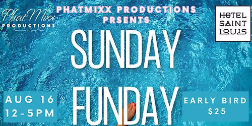 Sunday Funday Day Rooftop Pool Party Vol 2