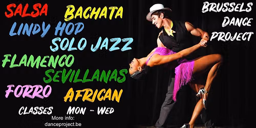 Salsa, Bachata, Lindy Hop, Flamenco, Sevillanas, Forr\u00f3, African Dance Classes\/Cours