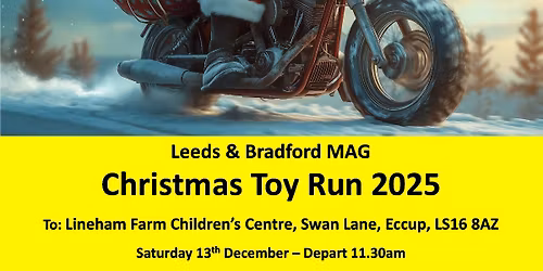 Leeds & Bradford MAG Christmas Toy Run