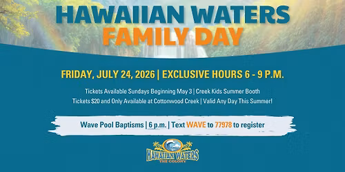 Hawaiian Waters Family Night