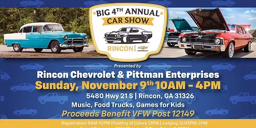 BIG 4th Annual Car Show